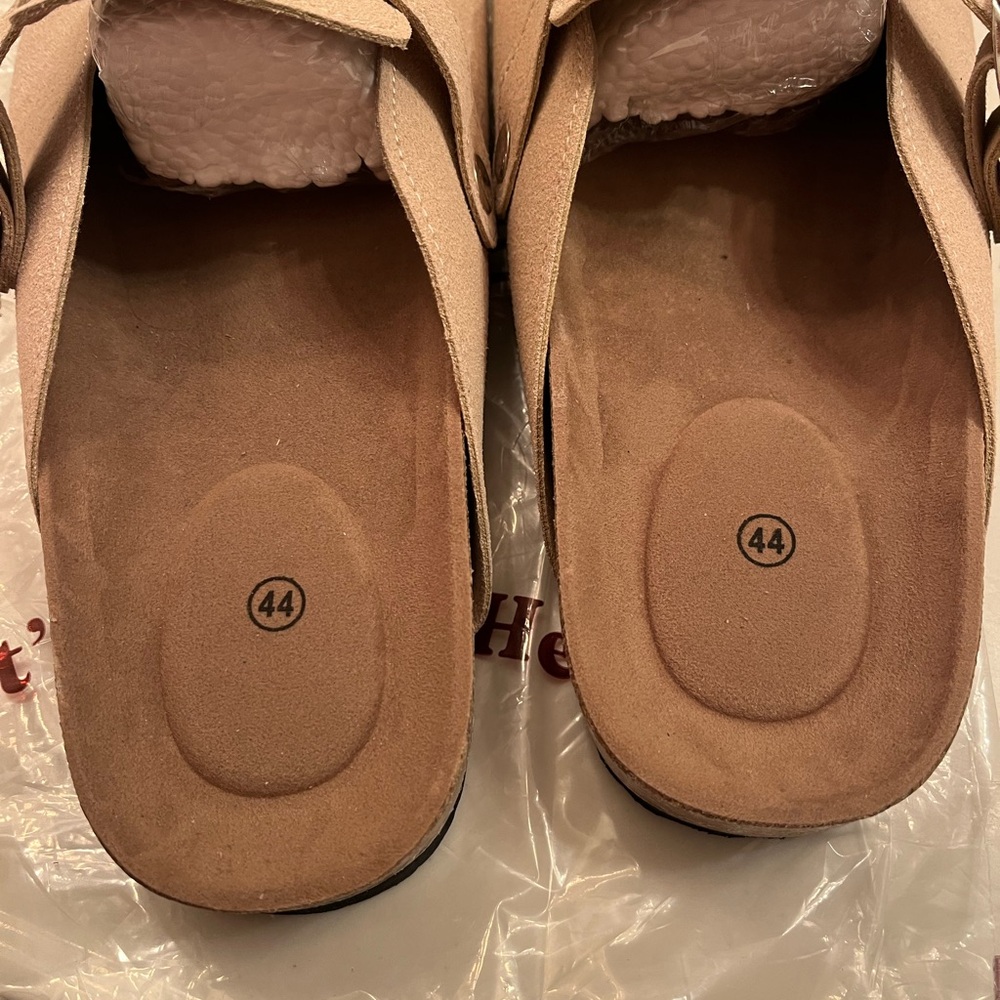 Beige Slip-On Cloggs - Picture 6 of 7
